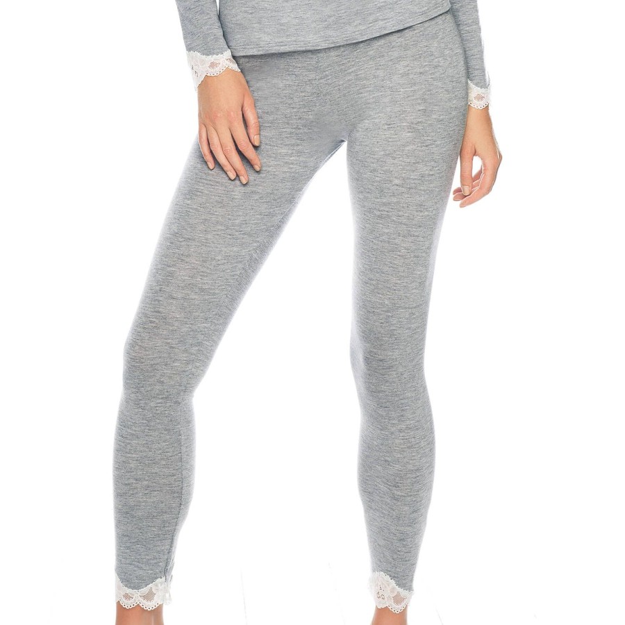 Lingerie De Nuit Antigel | Legging Chine Gris