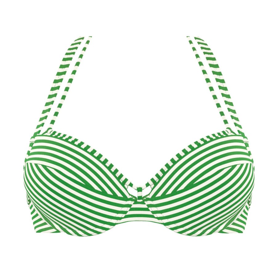 Maillots De Bain Marlies Dekkers Push-Up | Haut De Maillot De Bain Push-Up Green Ivory