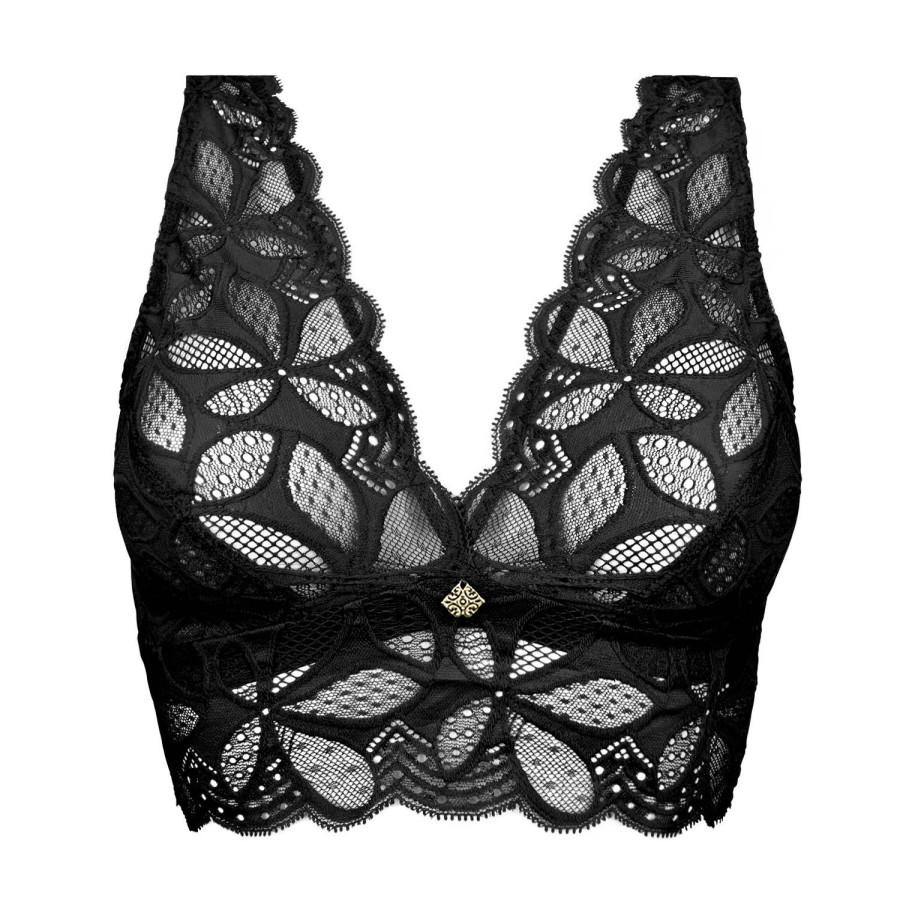 Soutiens-Gorge Antigel | Soutien-Gorge Brassiere En Dentelle Noir