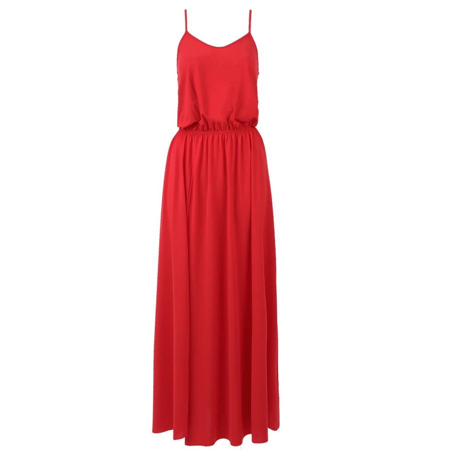 Maillots De Bain Pain de Sucre Robe De Plage | Robe De Plage Maeve Rouge Coquelicot