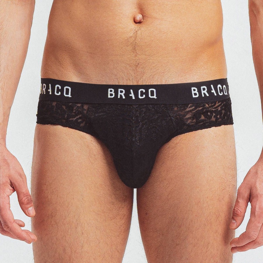 Homme Bracq Slip Homme | Slip Homme Noir