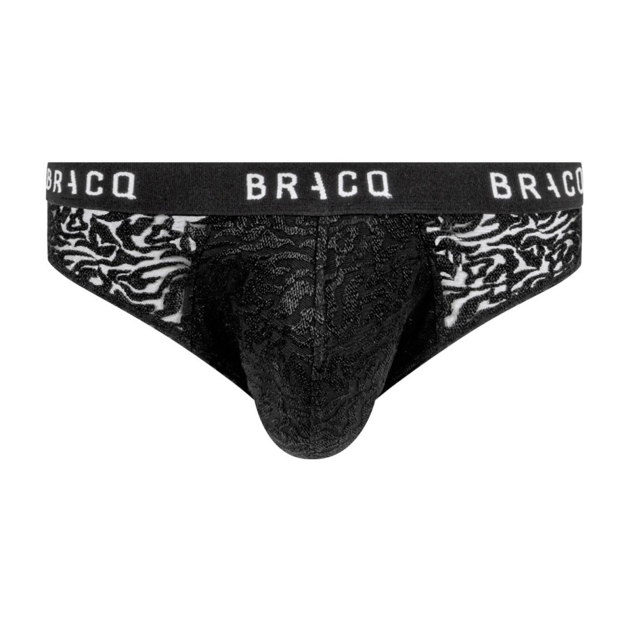 Homme Bracq Slip Homme | Slip Homme Noir