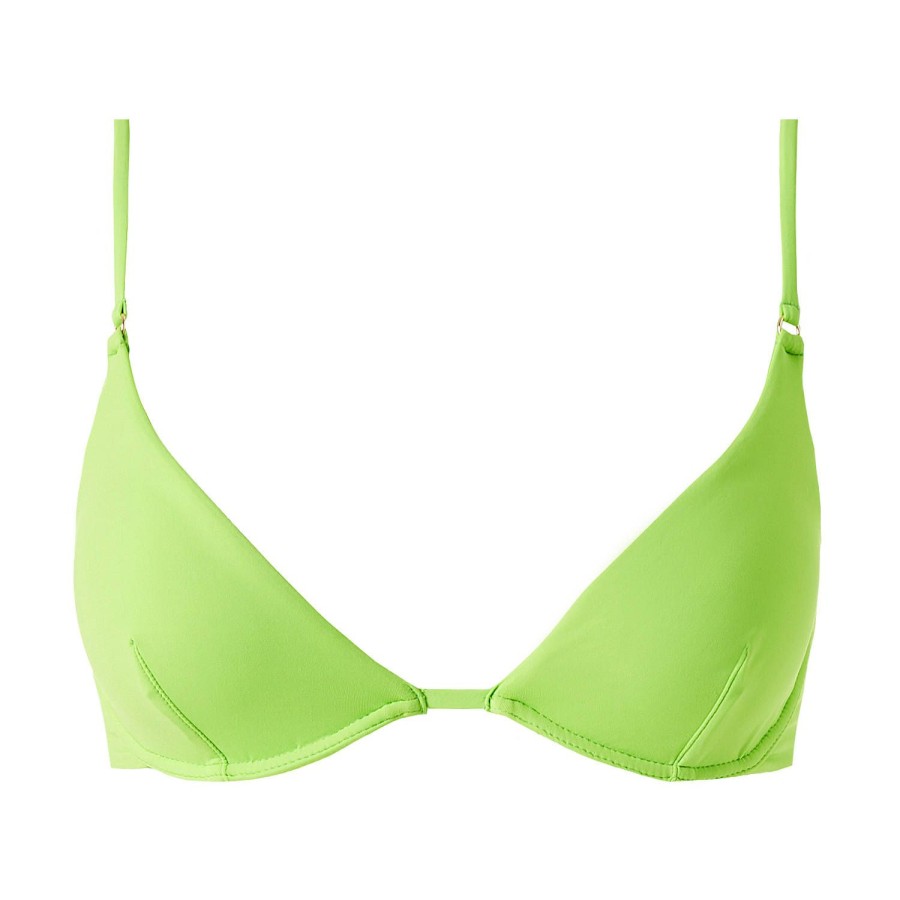 Maillots De Bain Melissa Odabash Triangle | Haut De Maillot De Bain Triangle Key Largo Lime