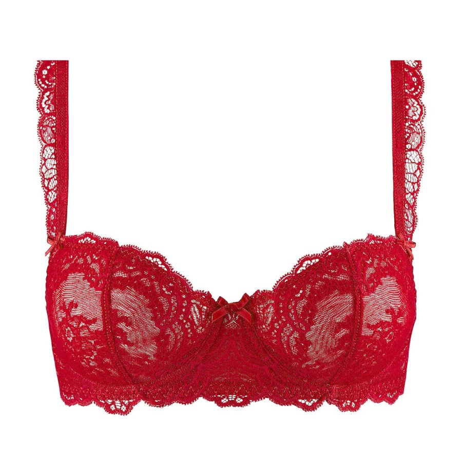 Soutiens-Gorge Aubade | Soutien-Gorge Corbeille En Dentelle Irresistible Red