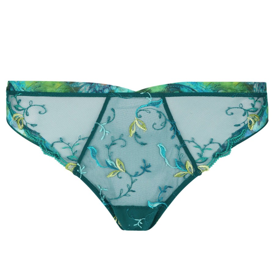 Culottes Lise Charmel | Slip Seduction Floral Aqua