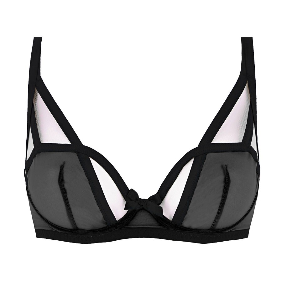 Soutiens-Gorge Agent Provocateur | Soutien-Gorge Armatures Ouvert Noir