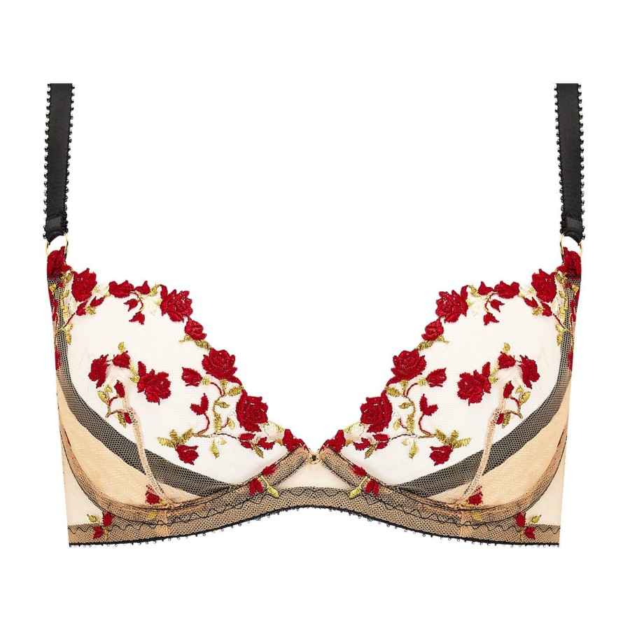 Soutiens-Gorge Edge o' Beyond | Soutien-Gorge Balconnet Red Roses