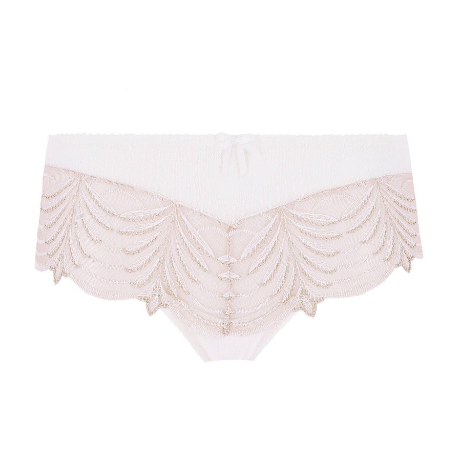 Culottes Aubade | Shorty Saint-Tropez Gold Feather