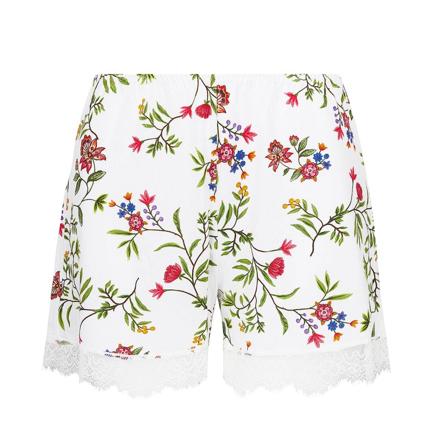 Lingerie De Nuit Antigel | Short Fleurs En Fete