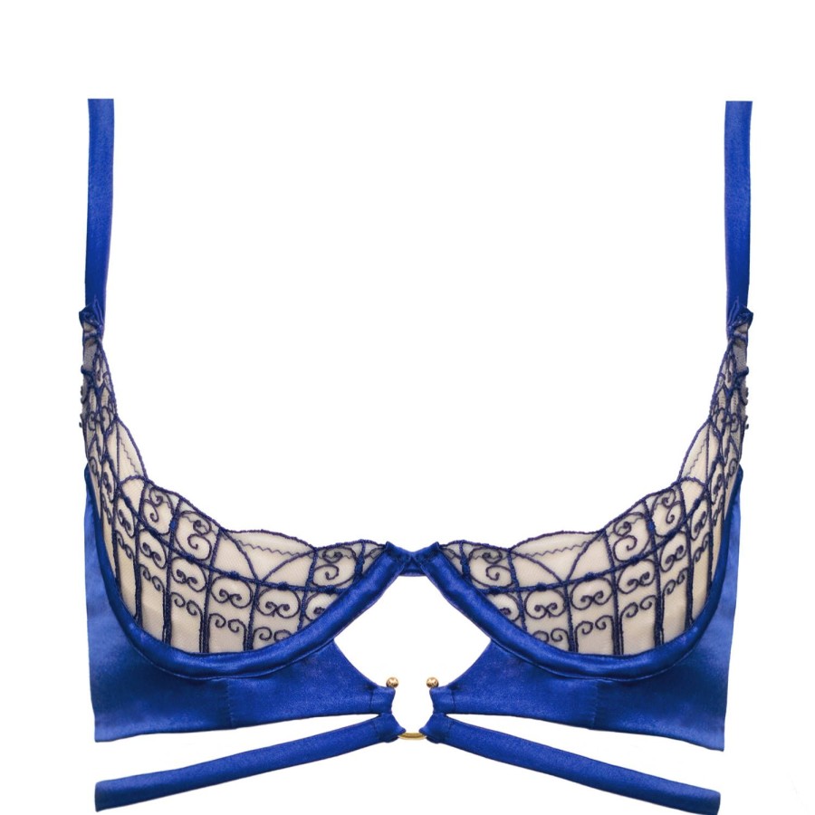 Soutiens-Gorge Studio Pia | Soutien-Gorge Ouvert Cobalt