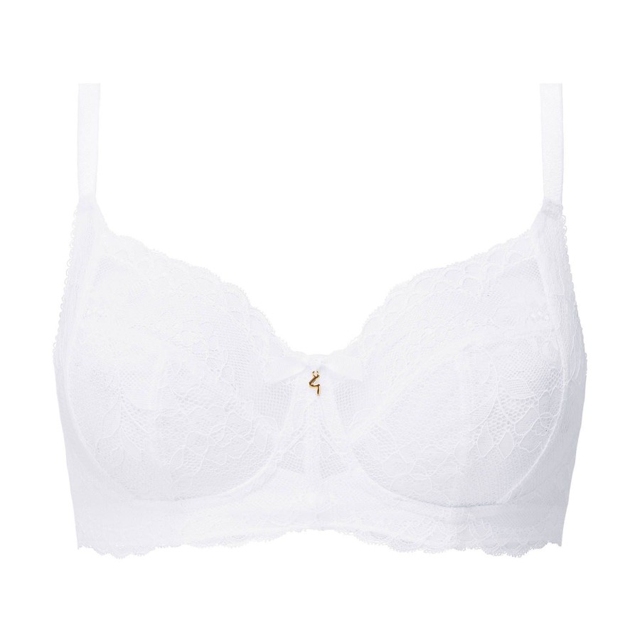 Soutiens-Gorge Gossard | Soutien-Gorge Sans Armatures En Dentelle Blanc