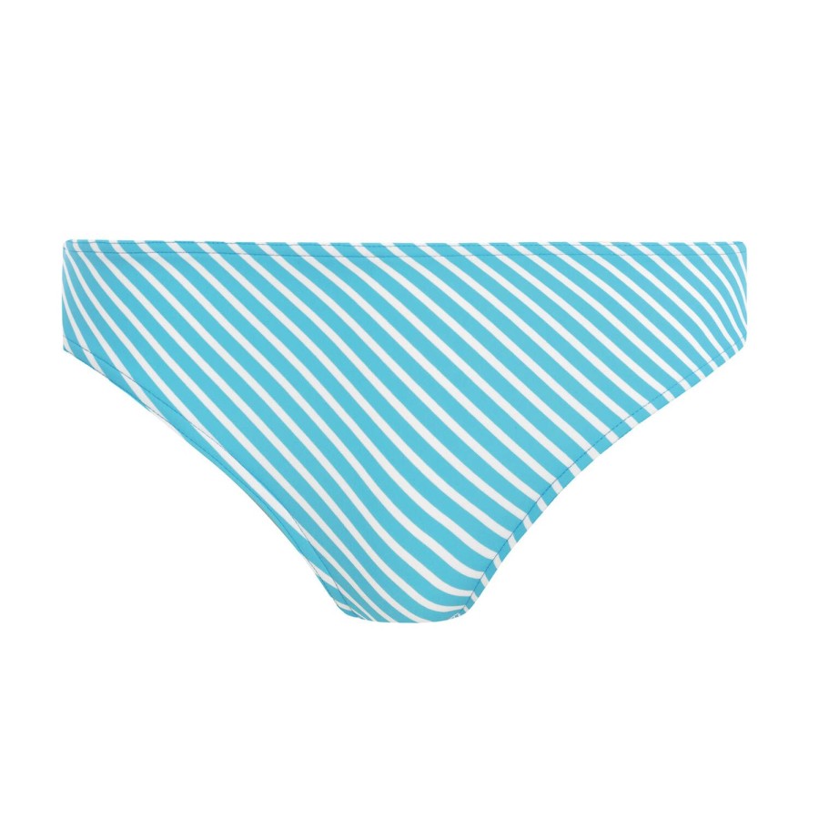 Maillots De Bain Freya Culotte Et Slip | Bas De Maillot De Bain Slip Stripe Turquoise