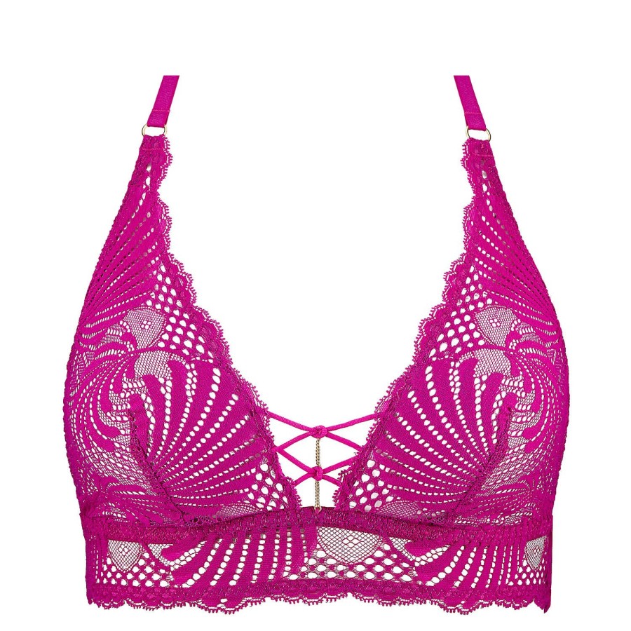 Soutiens-Gorge Aubade | Soutien-Gorge Sans Armatures En Dentelle Radiant Pink