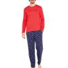 Homme Arthur Pyjama Homme | Pyjama Homme En Coton Rouge