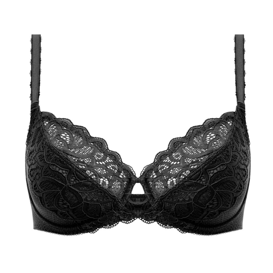 Soutiens-Gorge Wacoal | Soutien-Gorge Emboitant En Dentelle Noir