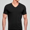 Homme Impetus T-Shirt Et Debardeur Homme | T-Shirt Col V Homme En Coton Noir