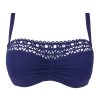 Maillots De Bain Lise Charmel Emboitant | Haut De Maillot De Bain Bandeau Bonnets Profonds Armatures Bleu Crystal