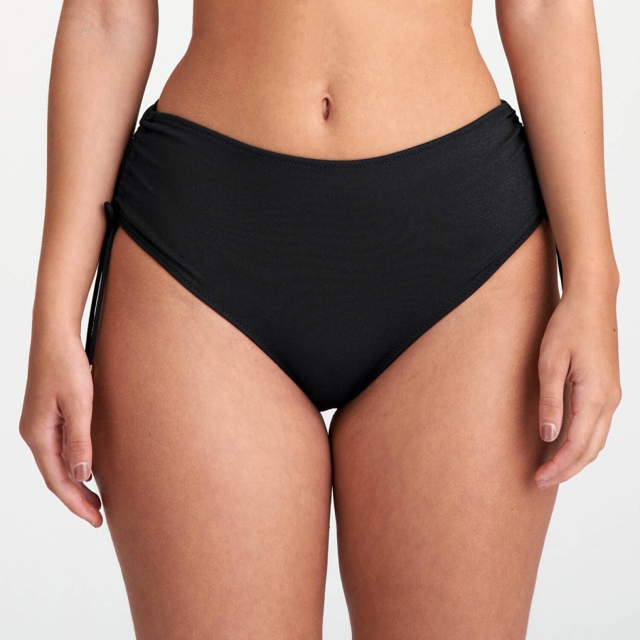 Maillots De Bain Marie Jo Culotte Haute | Bas De Maillot De Bain Culotte Haute Noir