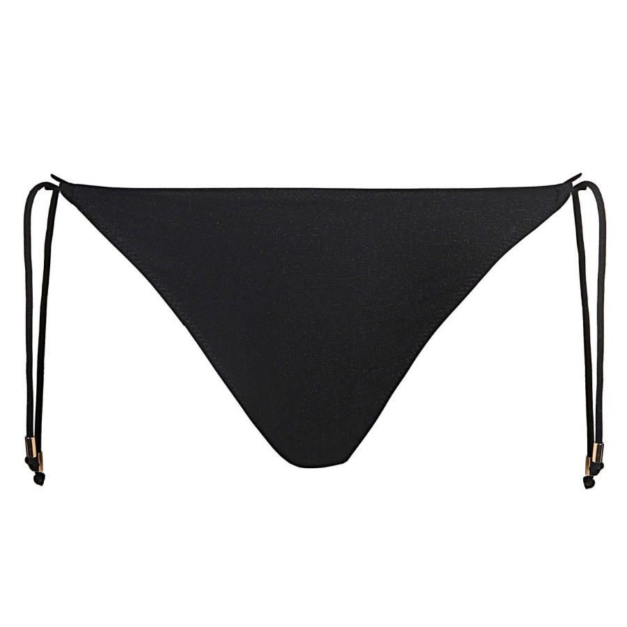 Maillots De Bain Marie Jo Culotte Et Slip | Bas De Maillot De Bain Slip Lacets Noir