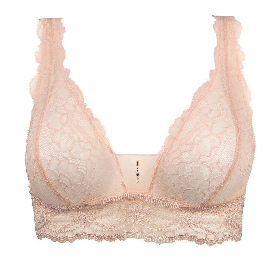 Soutiens-Gorge Lise Charmel | Soutien-Gorge Triangle Sans Armatures En Dentelle Nude Sublime