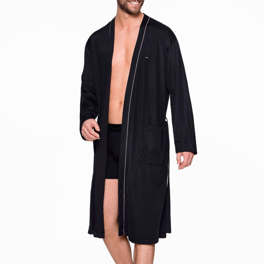 Homme Eden Park Peignoir & Robe De Chambre Homme | Peignoir Homme En Coton Marine