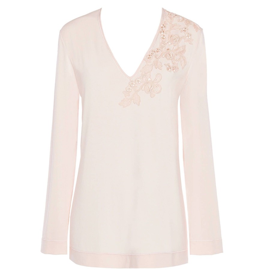 Lingerie De Nuit La Perla | Top Manches Longues Wild Rose