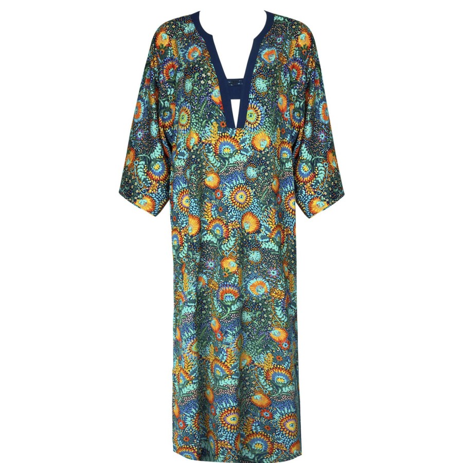 Maillots De Bain Lise Charmel Robe De Plage | Caftan De Plage Long Ciel Cosmique