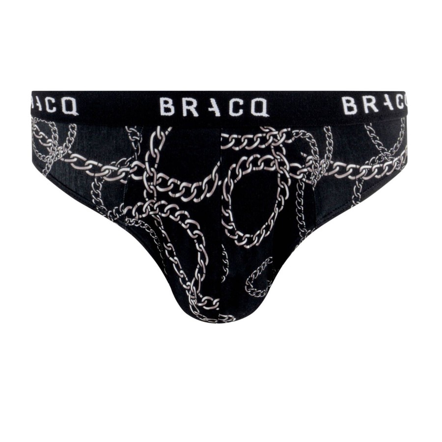 Homme Bracq Slip Homme | Slip Homme En Coton Noir