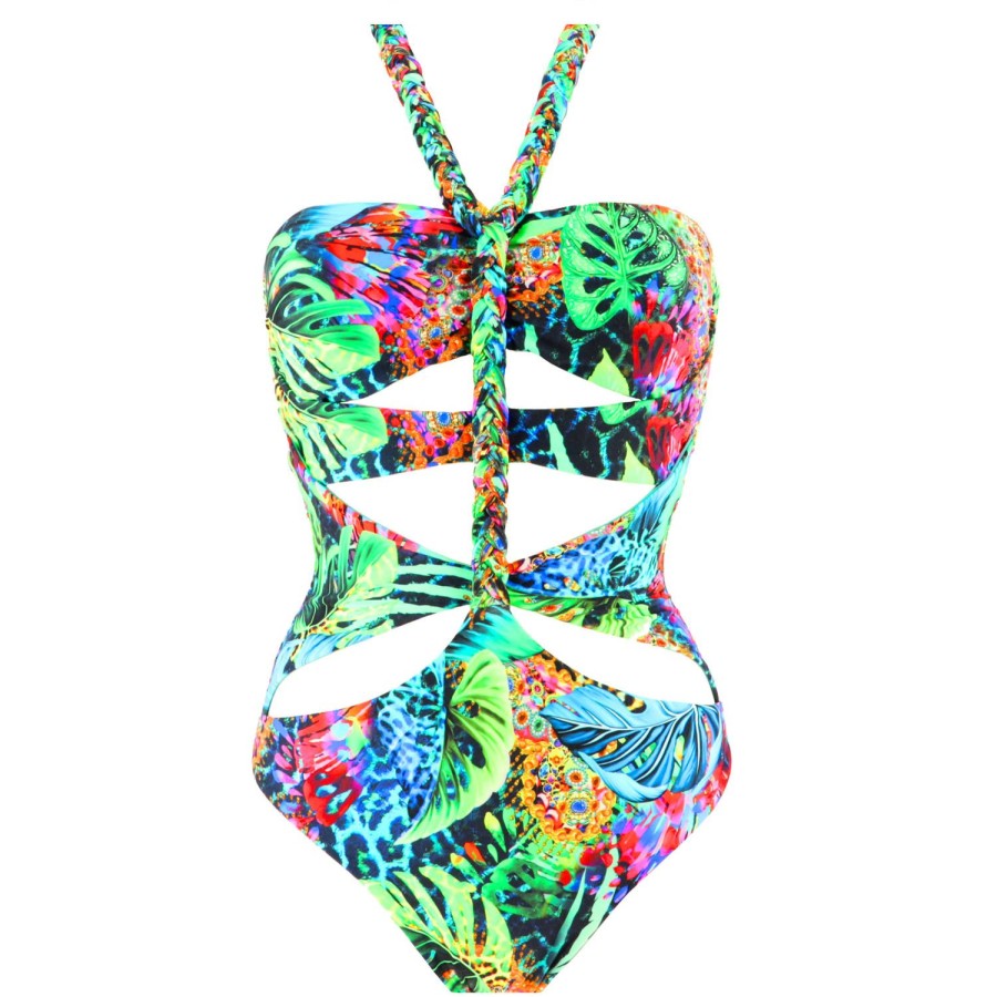 Maillots De Bain Luli Fama Sexy / Trikini | Maillot De Bain 1 Piece Trikini Sans Armatures Multicouleur